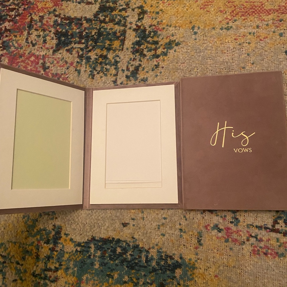 Lilac Wedding Bow Booklets